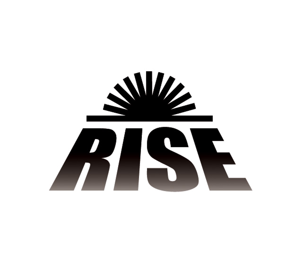 「RISE」のロゴ作成