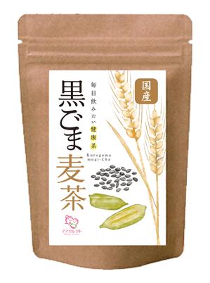 cafeteria85さんの【イメージ画像あり】黒ごま麦茶のシールデザインへの提案