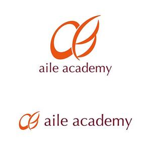 designoffice103plusさんの日本語学校エールアカデミー（aile academy)のロゴへの提案