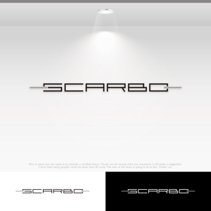 le_cheetah (le_cheetah)さんの多目的貸しスタジオ「SCARBO」のワードロゴを募集します。への提案
