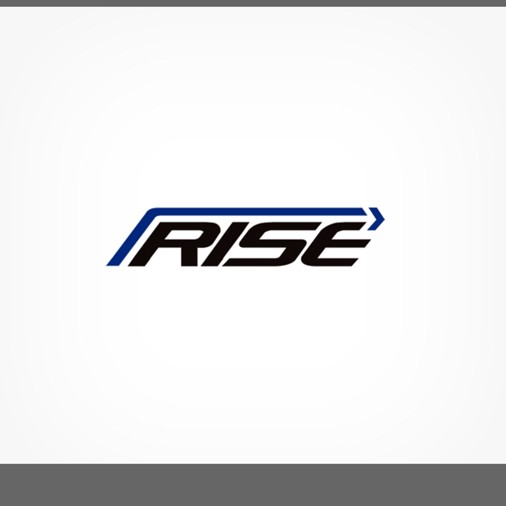 「RISE」のロゴ作成