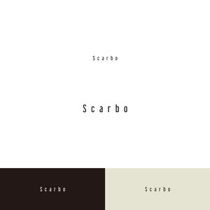 Kei Miyamoto (design_GM)さんの多目的貸しスタジオ「SCARBO」のワードロゴを募集します。への提案