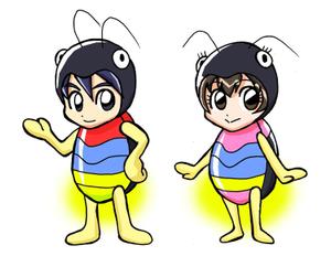 お絵描きカーネル (colonel-design-offic)さんの新潟県下水道公社の「ホタル」のキャラクターデザイン（リメイク）への提案