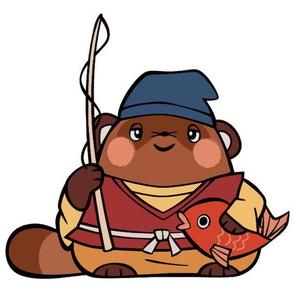 BlackPenguin (BlackPenguin)さんの七福神の恵比寿様が狸のイラストへの提案