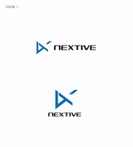 plus X (april48)さんの会社名「NEXTIVE」の企業ロゴへの提案