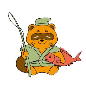 株式会社ひでみ企画 (hidemikikaku)さんの七福神の恵比寿様が狸のイラストへの提案