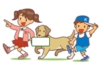 freehand (freehand)さんのコミコミ定額住宅のキャラクター子供2人と犬1匹の制作への提案