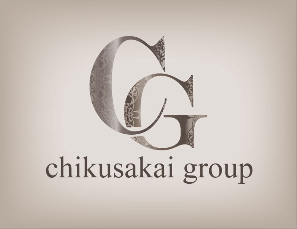 「chikusakai group」のロゴ作成