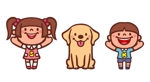 illustyasan (illustyasan)さんのコミコミ定額住宅のキャラクター子供2人と犬1匹の制作への提案