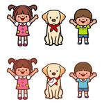illustyasan (illustyasan)さんのコミコミ定額住宅のキャラクター子供2人と犬1匹の制作への提案