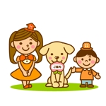 Jelly (Jelly)さんのコミコミ定額住宅のキャラクター子供2人と犬1匹の制作への提案