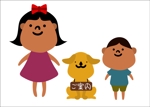 kunii kazuhiro (k921)さんのコミコミ定額住宅のキャラクター子供2人と犬1匹の制作への提案