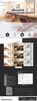 saya-yuko ()さんの建築会社のコーポレートサイトのトップページデザイン制作(レスポンシブデザイン)への提案