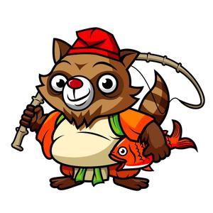 Asaminet (asaminet)さんの七福神の恵比寿様が狸のイラストへの提案