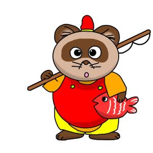 海老ヶ瀬　智巳 (Ebigase_tomomi)さんの七福神の恵比寿様が狸のイラストへの提案