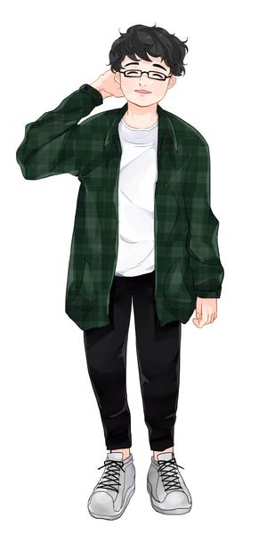 soy太郎 (soytarou)さんのファッション・恋愛系WEBメディア(男性向け)のユーザー像のイラストへの提案