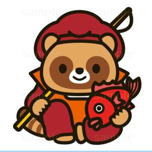 THE_watanabakery (the_watanabakery)さんの七福神の恵比寿様が狸のイラストへの提案