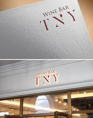 清水　貴史 (smirk777)さんのワインバー「TNY」の看板への提案