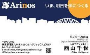 collisnix (collisnix)さんの株式会社Arinosの名刺への提案