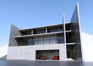 Product_s (Product_s)さんの【別荘建築パース】土地情報からデザインとイメージ作成依頼への提案