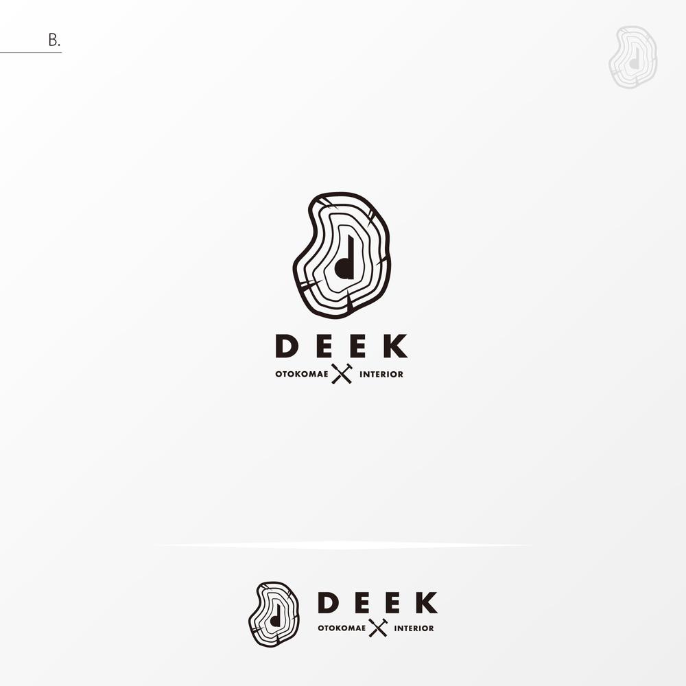 男前インテリアの大工『deek』のロゴ