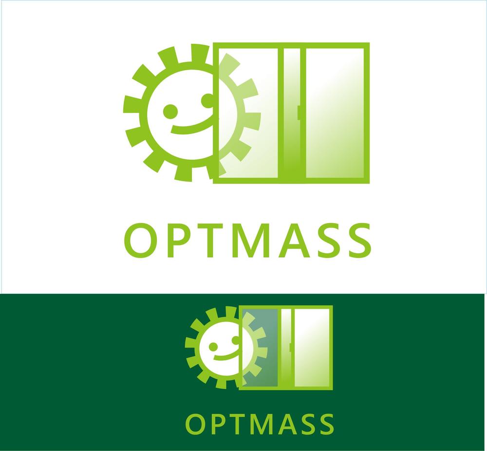 窓ガラスとして使用できる透明な太陽電池を開発する大学発技術ベンチャー　OPTMASS（株）のロゴ