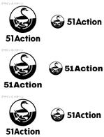 oo_design (oo_design)さんの社名ロゴ「51Action」の行動指針を示すイラストロゴへの提案