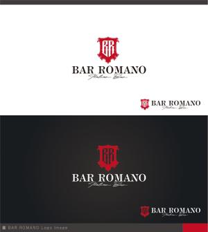 ORI-GIN (ORI-GIN)さんの麻布十番のイタリアンバル「BAR ROMANO」のロゴ＆マークへの提案