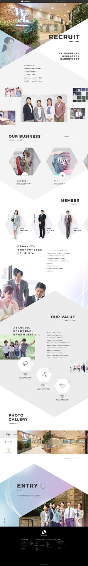 NAKA (NAKA_)さんの［ブラッシュアップするだけ］しかも［１ページのみ］店長採用のページをブラッシュアップしてくださいへの提案