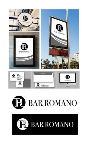 K-J (king_j)さんの麻布十番のイタリアンバル「BAR ROMANO」のロゴ＆マークへの提案