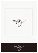 pTree LABO (torch_tree)さんのフラワー＆ライフスタイルを提案する「mysig」のロゴへの提案