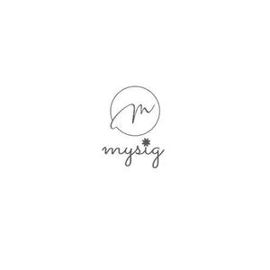 Okumachi (Okumachi)さんのフラワー＆ライフスタイルを提案する「mysig」のロゴへの提案