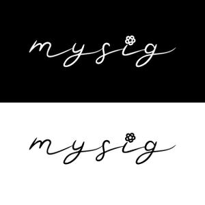 竜の方舟 (ronsunn)さんのフラワー＆ライフスタイルを提案する「mysig」のロゴへの提案