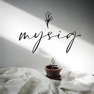 zbb27430 (zbb27430)さんのフラワー＆ライフスタイルを提案する「mysig」のロゴへの提案