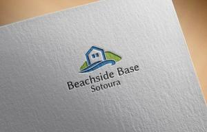 haruru (haruru2015)さんのワーケーションハウス「Beachside Base Sotoura（ビーチサイドベイス外浦）」のロゴへの提案