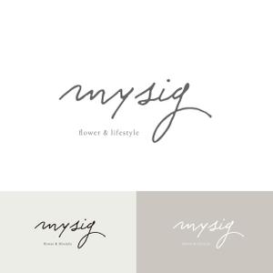 singstyro (singstyro)さんのフラワー＆ライフスタイルを提案する「mysig」のロゴへの提案
