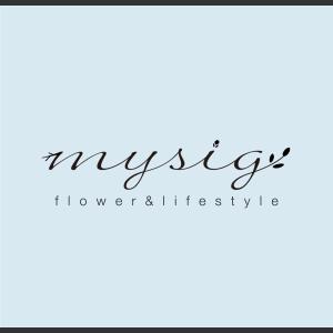 hamanako (hamanako)さんのフラワー＆ライフスタイルを提案する「mysig」のロゴへの提案