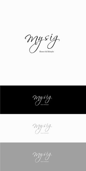 designdesign (designdesign)さんのフラワー＆ライフスタイルを提案する「mysig」のロゴへの提案