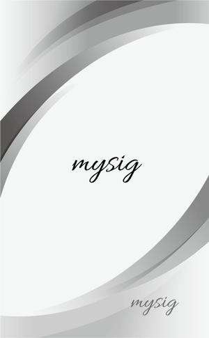 Gold Design (juncopic)さんのフラワー＆ライフスタイルを提案する「mysig」のロゴへの提案