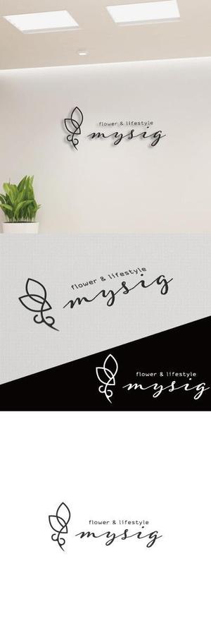 cozzy (cozzy)さんのフラワー＆ライフスタイルを提案する「mysig」のロゴへの提案