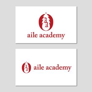 germer design (germer_design)さんの日本語学校エールアカデミー（aile academy)のロゴへの提案