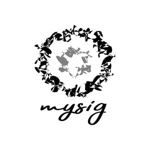 博士屋　道夫 (de_kuro)さんのフラワー＆ライフスタイルを提案する「mysig」のロゴへの提案
