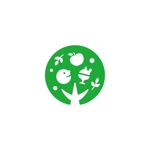 Kinoshita (kinoshita_la)さんの果樹→パフェ→お客様→果樹→パフェ→お客様→果樹・・・の循環ロゴへの提案