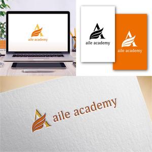 Hi-Design (hirokips)さんの日本語学校エールアカデミー（aile academy)のロゴへの提案