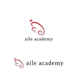 marutsuki (marutsuki)さんの日本語学校エールアカデミー（aile academy)のロゴへの提案