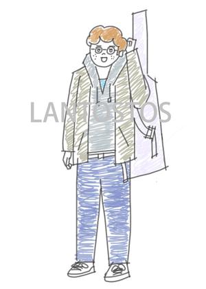 lantostos (lantostos)さんのファッション・恋愛系WEBメディア(男性向け)のユーザー像のイラストへの提案