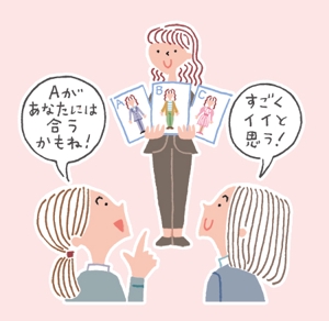 熊猫手作業社 (cooikaneko)さんの女の先生と女子学生のイラスト作成への提案