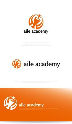魔法スタジオ (mahou-phot)さんの日本語学校エールアカデミー（aile academy)のロゴへの提案