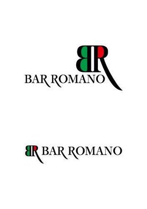 ヘブンイラストレーションズ (heavenillust)さんの麻布十番のイタリアンバル「BAR ROMANO」のロゴ＆マークへの提案