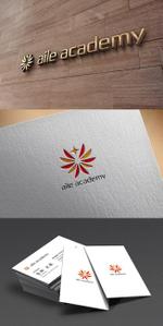 TYPOGRAPHIA (Typograph)さんの日本語学校エールアカデミー（aile academy)のロゴへの提案